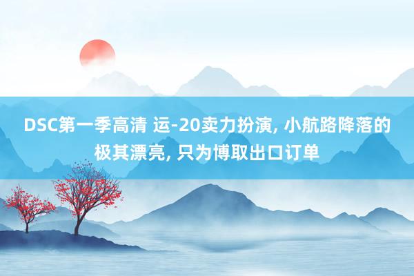 DSC第一季高清 运-20卖力扮演， 小航路降落的极其漂亮， 只为博取出口订单