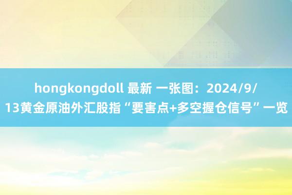 hongkongdoll 最新 一张图：2024/9/13黄金原油外汇股指“要害点+多空握仓信号”一览