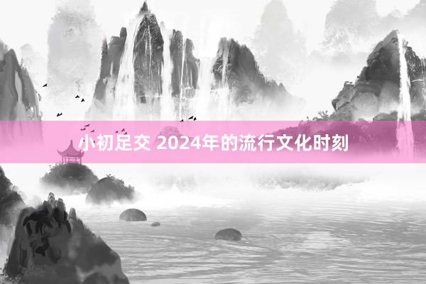 小初足交 2024年的流行文化时刻