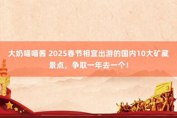 大奶喵喵酱 2025春节相宜出游的国内10大矿藏景点，争取一年去一个！